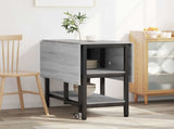 Dinning Table 122 x 80 x 76.5 cm Engineered Wood Grey Sonoma 8006040