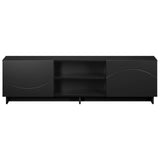 TV Stand 140 x 34.5 x 40 cm Black Engineered Wood 8011487