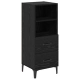 Sideboard Black oak 34 x 34.5 x 90 cm Engineered wood 880954