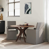 Dining Chairs 2 pcs Light grey 57 x 67 x 95 cm Linen 42017901