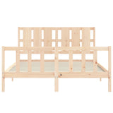 Bed Frame without Mattress 160x200 cm Solid Wood Pine 3192241