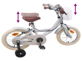 Kids Bike 12 Inches for 2-4 Years Old Light Grey 42009444