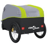 Bike Trailer Black and Green 45 kg Iron 94130