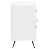 Sideboard High Gloss White 89 x 34.5 x 60 cm Engineered Wood 895579