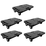 Transport Trolleys 5 pcs Black Polypropylene 300 kg 3157522