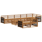 Outdoor Sofa Set 9 pcs 3383532