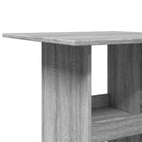 Bar Table with Storage Grey Sonoma 60x60x102 cm Engineered Wood 854333