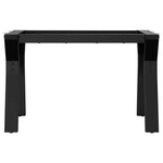 ZNTS Coffee Table Legs Y-Frame 60x40x38 cm Steel 357920