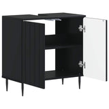 Bathroom Sink Cabinet ZWOLLE Black 59.5 x 31.5x 59 cm 896346