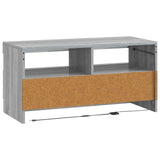 LED TV Cabinet Grey Sonoma Engineered Wood 897881