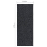 Dirt Trapper Carpet Runner 100x250 cm Anthracite 327168