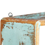 3 Piece Wall Cube Shelf Set Soild Reclaimed Wood 285845
