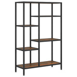 ZNTS Book Shelf 80x30x120 cm Steel and Engineered Wood 336358