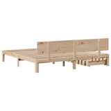 Bed Frame with Drawers without Mattress 180x200 cm Super King 3301990