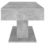 Coffee Table Concrete Grey 96x50x45 cm Engineered Wood 806835