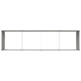 Planter Ivory 385 x 100 x 45 cm Galvanised Steel 42018119
