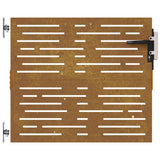 Garden Gate 85x100 cm Corten Steel Square Design 153245
