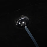 Wall Hung Rimless Toilet with Bidet Function Ceramic Black 145782