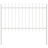 Garden Fence Woerden White 1.7 x 1 m Powder-coated Steel 42003880
