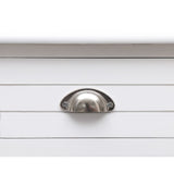 Writing Desk White 110x45x76 cm Wood 284155