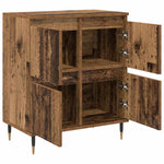 Sideboards 2 pcs Old wood 120 x 35 x 70 cm Engineered wood 3394527