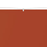 ZNTS Vertical Awning Terracotta 60x1000 cm Oxford Fabric 148351