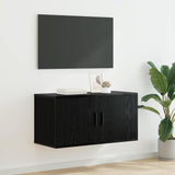 Wall Mounted TV Cabinet Black Oak 80 x 34.5 x 40 cm 881152