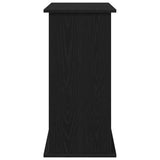 Aquarium Stand Black Oak 81x36x73 cm Engineered Wood 862155