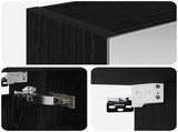 Bathroom Mirror Cabinet with Shelf Black Oak 50 x 14.5 x 70 cm 889200