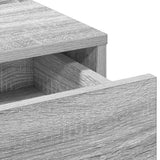 Dressing Table Grey Sonoma 50 x 41 x 135 cm Engineered Wood 865096