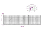 Gabion with 5 mm Wire and 5x2.5 cm Mesh 150x20x50 cm 3463557