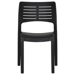 Garden Chairs 2 pcs Anthracite Polypropylene 317728