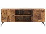 TV Cabinet Old Wood 102 x 34.5 x 50 cm Engineered Wood 895623