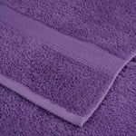 12 Piece Premium Towel Set SOLUND Purple 600 gsm 137579