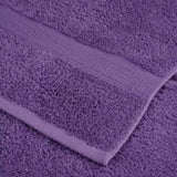 12 Piece Premium Towel Set SOLUND Purple 600 gsm 137579