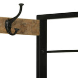 Clothes Rack Brown 110 x 40 x 179 cm Solid Mango wood 4015963
