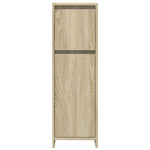 ZNTS 3 Piece Bathroom Furniture Set Sonoma Oak Engineered Wood 3324973