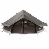 Tipi Tent Brown Grey 800 x 800 x 430 cm Polyester and Steel 42029021
