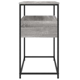 Console Table Grey Sonoma 75x40x75 cm Engineered Wood 834158