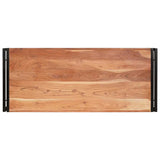 Bathroom Shelf for Brown 120 x 50 x 23 cm Solid Acacia Wood 4102764