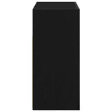 Sideboard Black Oak 80 x 35 x 75 cm Engineered Wood 862568