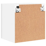 TV Wall Cabinets 2 pcs White 40.5x30x40 cm Engineered Wood 836897