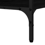 Console Table Black oak 100 x 32 x 75 cm Engineered wood 883555