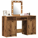 Dressing Table with Door Brown 50 x 41 x 135 cm Engineered Wood 3334261