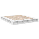 Bed Frame without Mattress White 200x200 cm 3280447