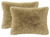 Cushion with Pillow HEERLEN 12 pcs Light Grey PV Fleece 926763