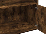 Bookcase Smoked Oak 100x36x189 cm Engineered Wood 3295328