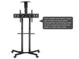 TSY 1600 32-70" TV Mobile Cart Weight Bearing 60kg Maximum VESA 400*600 Up and Down Adjustable 05409834
