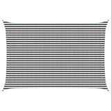 Sunshade Sail 4 x 5 m HDPE Rectangular Anthracite and White 42032776