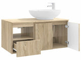 Bathroom Furniture Set 2 pcs Sonoma Oak Engineered Wood 3404086